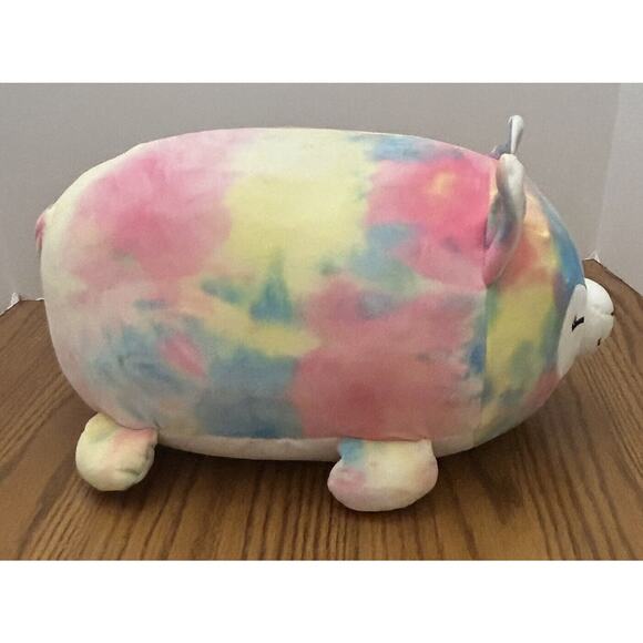 Linzy Comfort Cat Plush Kitty Tie Dye Watercolor Plush Stuffed Animal Toy 16" - Picture 2 of 10